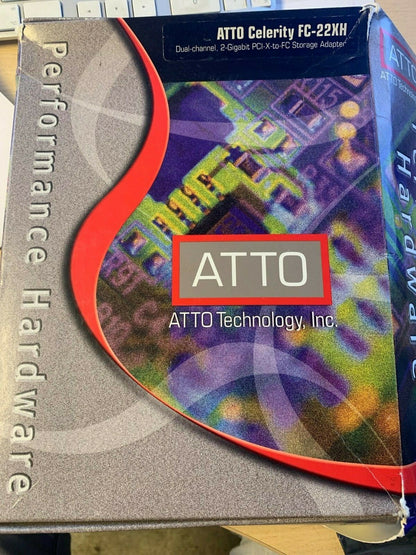 ATTO Celerity FC-22XH Storage Adapter CTFC-22XH-000 Fibre channel+ lsi 7204ep