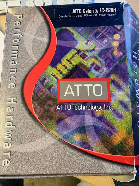 ATTO Celerity FC-22XH Storage Adapter CTFC-22XH-000 Fibre channel+ lsi 7204ep