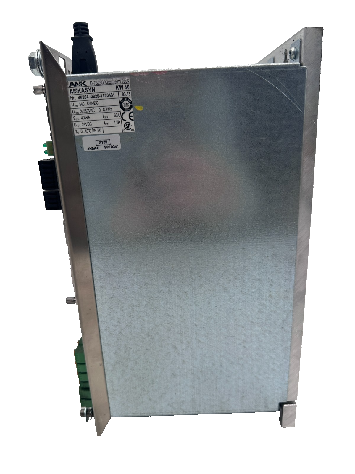 AMK AMKASYN KW 40 AVEC KW-R03 40kVA VERSION 03.13 SERVOMOTEUR