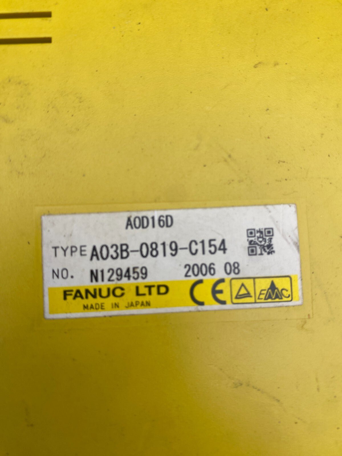 FANUC A03B - 0819 - C154 A0D16D OUTPUT MODULE x1pc - KLR Automation
