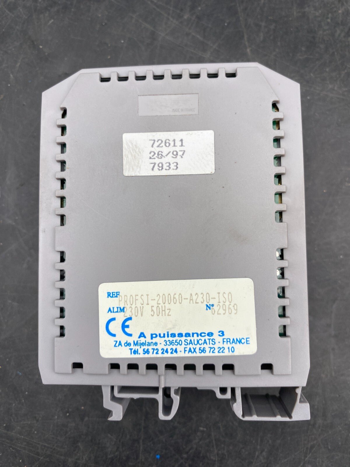 LOT OF 2 A PUISSANCE 3 S.I SUPPLY FOR PROFSI - 20060 - A230 - ISO - KLR Automation