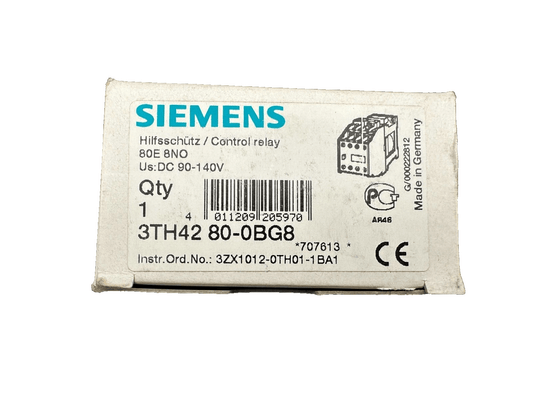 SIEMENS 3TH4280 - 0BG8 CONTROLE RELAY x2pc - KLR Automation