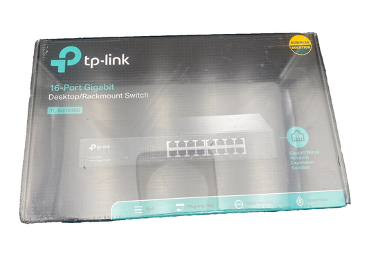 TP-LINK TL-SG1016D 16-PORT VER 7.1 GIGABIT DESKTOP/RACKMOUNT SWITCH