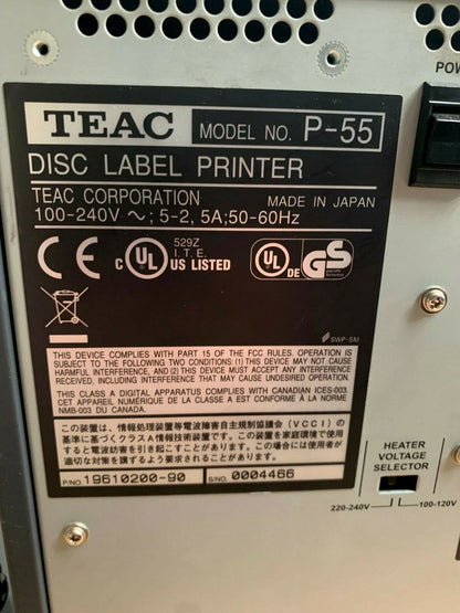 TEAC AutoPrinter AL - 220S Robot auto - loader system + Printer CD DVD Blu - ray P - 55 - KLR Automation