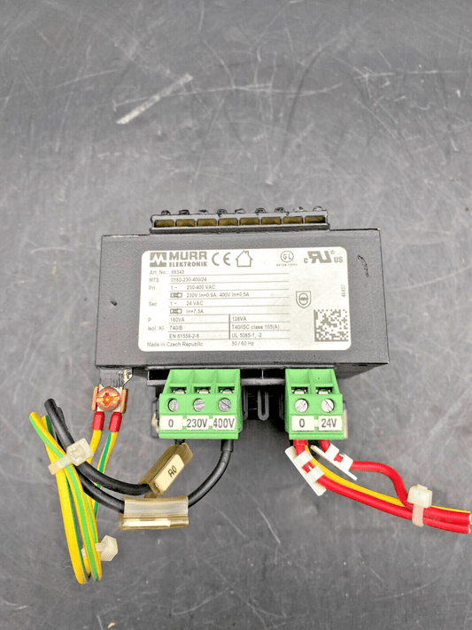 MURR ELEKTRONIK 86343 MTS 0160 - 230 - 400/24 SAFETY TRANSFORMER - KLR Automation