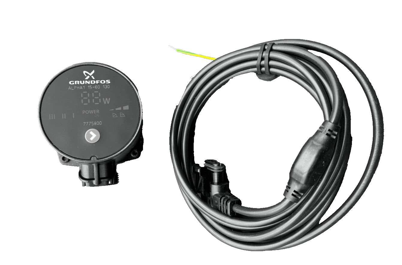 DE DIETRICH 7826213 CIRCULATEUR GRUNDFOS ALPHA 1.1 15 - 60 180mm + CABLES - KLR Automation