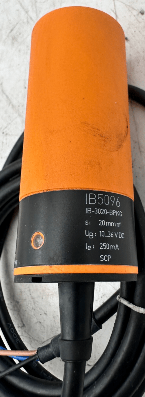 IFM EFECTOR 100 IB5096 IB - 3020 - BPKG PROXIMITY SWITCH SENSOR - KLR Automation