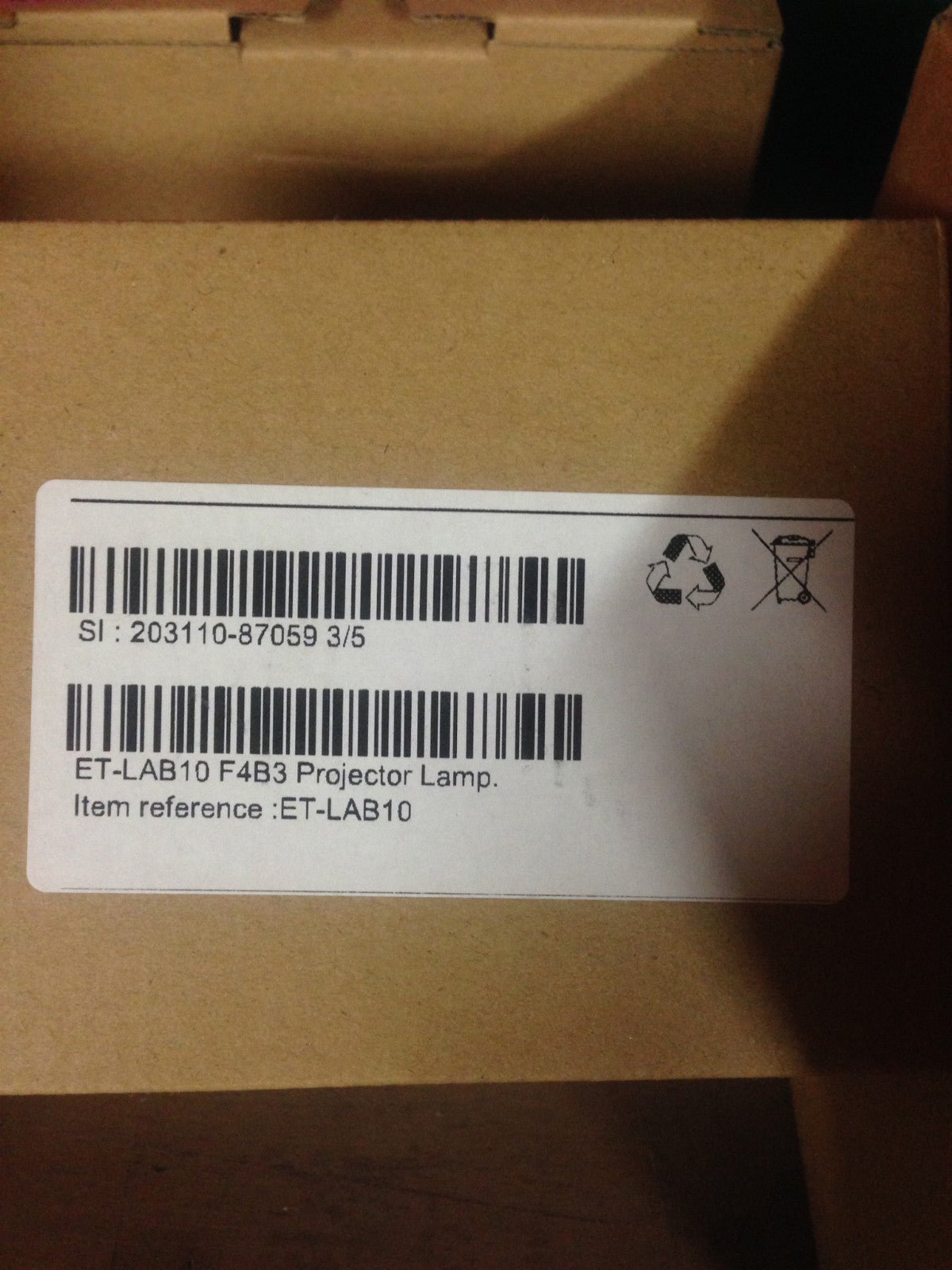 Lampe ET - LAB10 passend für PANASONIC PT - LB10, PT - LB10NT, PT - LB10NTU - KLR Automation