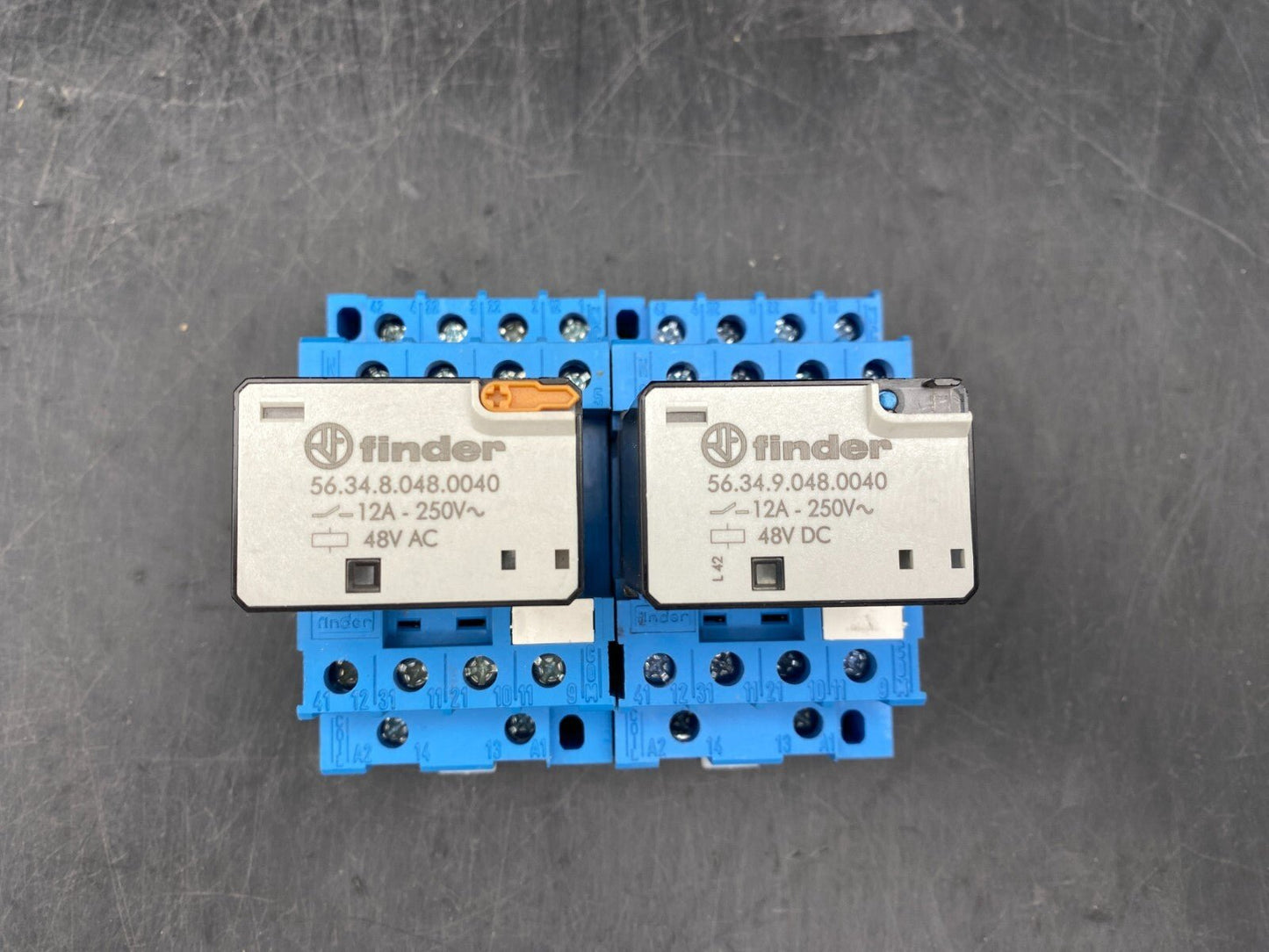 SET OF RELAY + SUPPORT 533490240040 + 465280240040 + 563490480040 + 9902902499 - KLR Automation