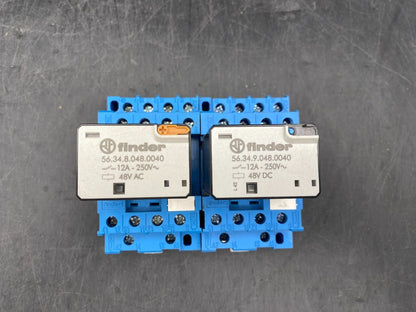 SET OF RELAY + SUPPORT 533490240040 + 465280240040 + 563490480040 + 9902902499 - KLR Automation