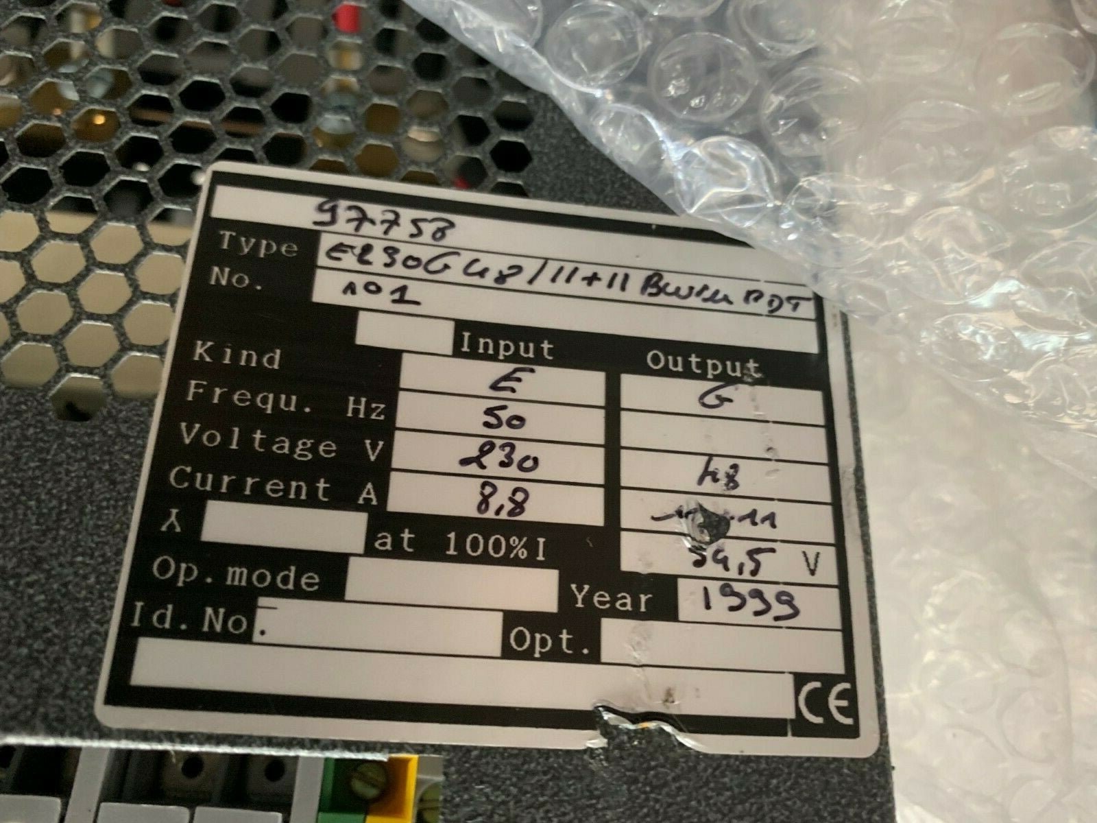 Coffret Redresseur 48V Tebechop - KLR Automation