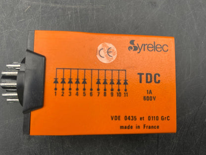 SET OF CROUZET SYRELEC TDC TDA TIDR 24V TIDR 220 - 240V + ES12 RELAY DIODE - KLR Automation