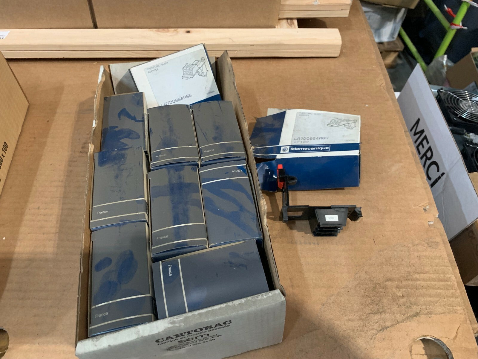  1 x  TELEMECANIQUE LA7-D0964 THERMAL OVERLOAD RELAY LA7D0964A65