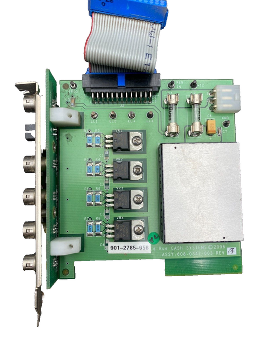 DE LA RUE CASH SYSTEMS 608-0347-003 REV3 901-2785-956 608-0346-003  PCI CARD x1p