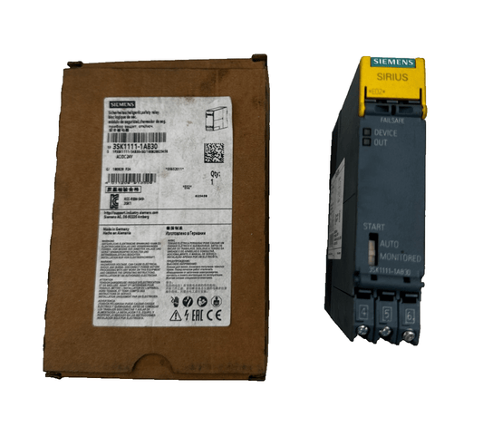 SIEMENS 3SK1111 - 1AB30 SAFETY RELAY x1pc - KLR Automation