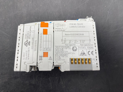 WAGO I/O SYSTEM 750819 CONTROLLER BACNET/IP