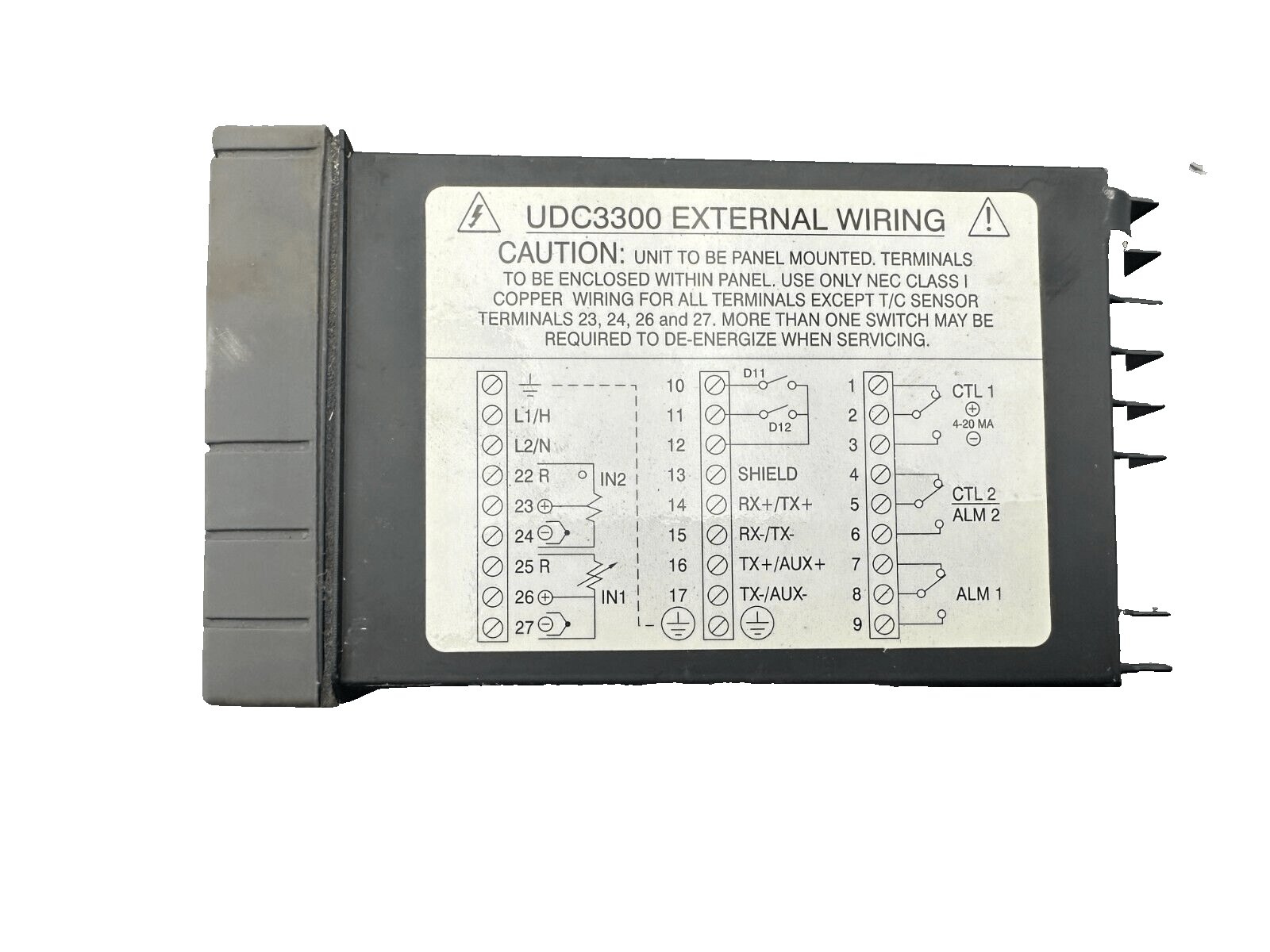 HONEYWELL UDC3300 DC330B - KE - 200 - 21 - 000000 - F0 - 0 REGULATEUR NUMERIQUE UNIVERSEL - KLR Automation