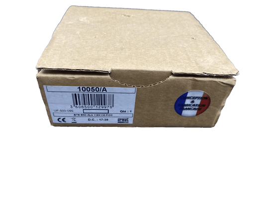 URMET 10050/A UF - 500 - 095 BOITE ENCASTRABLE ALU 110x130 P/CC x1pc - KLR Automation