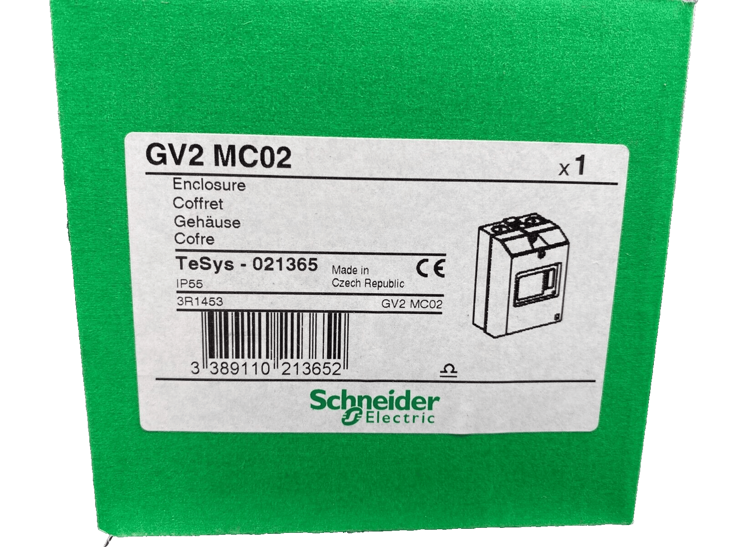 SCHNEIDER ELECTRIC GV2 MC02 COFFRET x3pc - KLR Automation