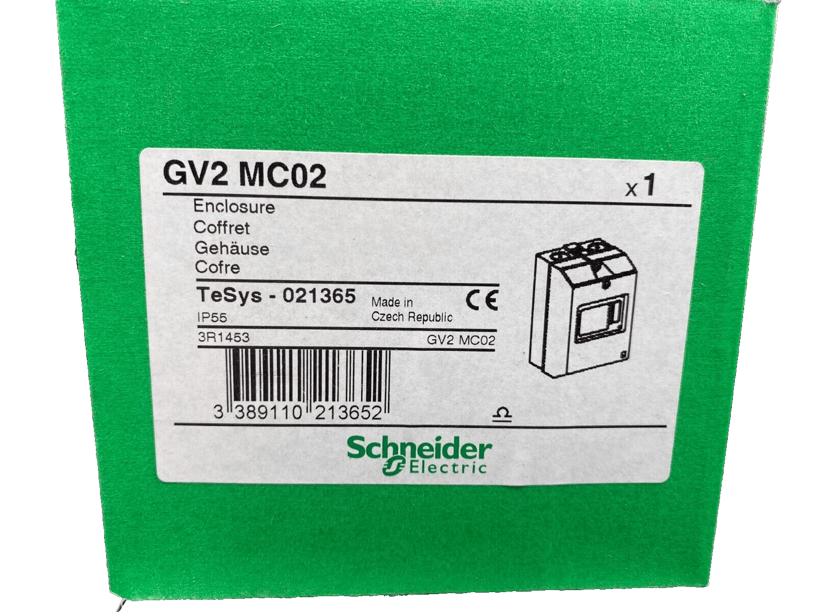 SCHNEIDER ELECTRIC GV2 MC02 COFFRET x3pc - KLR Automation