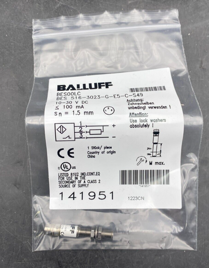 BALLUFF BES00LC CAPTEUR INDUCTIF x1pc