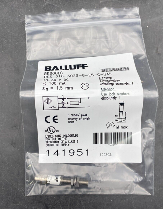 BALLUFF BES00LC CAPTEUR INDUCTIF x1pc