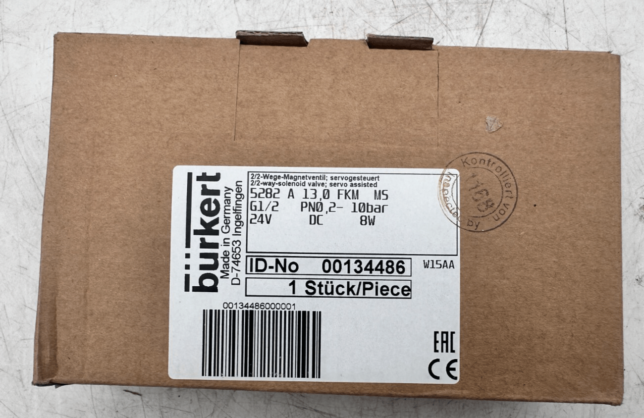BURKERT 5282 A 13,0 FKM M5 00134486 ELECTROVANNE A 2/2 VOIES - KLR Automation