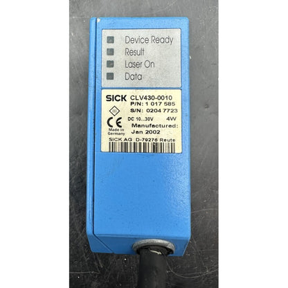 SICK AMS40-013 1017135KB29 + CLV430-0010 1017585 SCANNER CODE BARRE