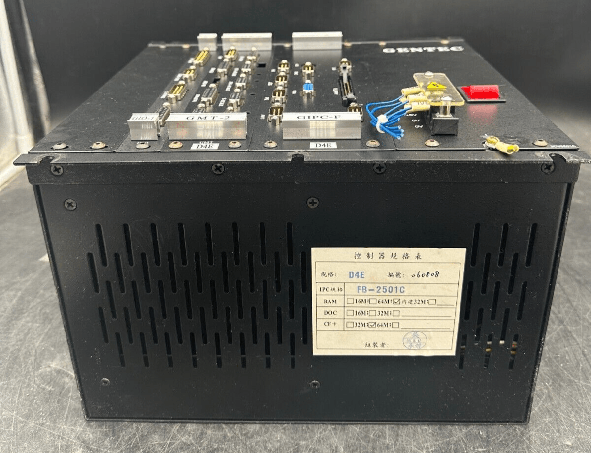 GENTEC D4E FB - 2501C 3CW5E01A GI0 - 1 + GMT - 2 GIPC - F PRISE ALIMENTATION ENDOMMAGEE - KLR Automation