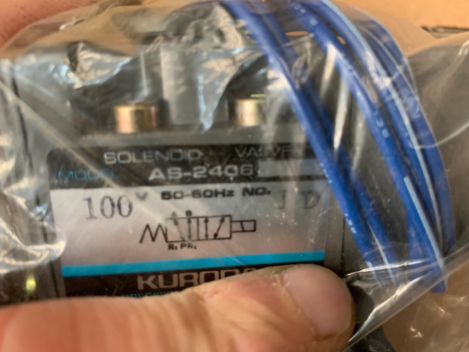 Kuroda Solenoid Valve AS-2406  Solendo  Pneumatic Air Operated Filter 
