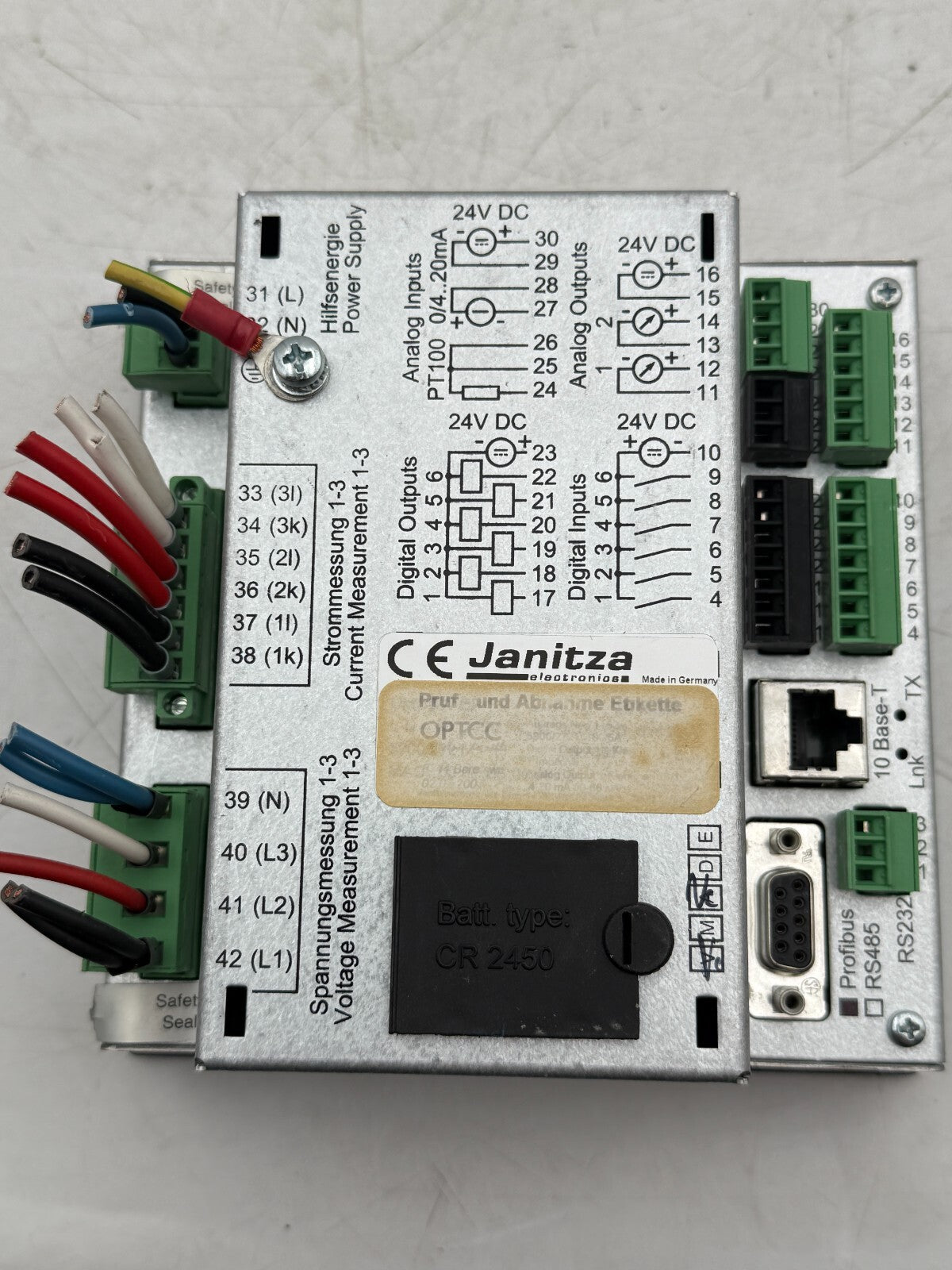 JANITZA UMG 507 - KLR Automation