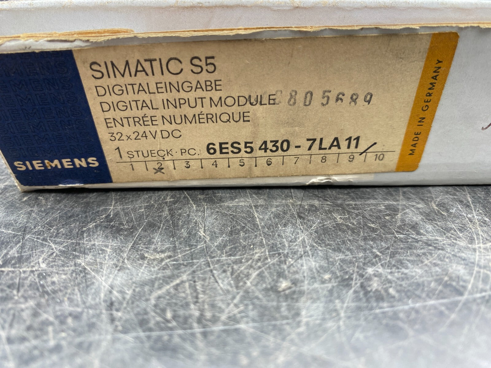 SIEMENS SIMATIC S5 6ES5430-7LA11 DIGITAL INPUT MODULE