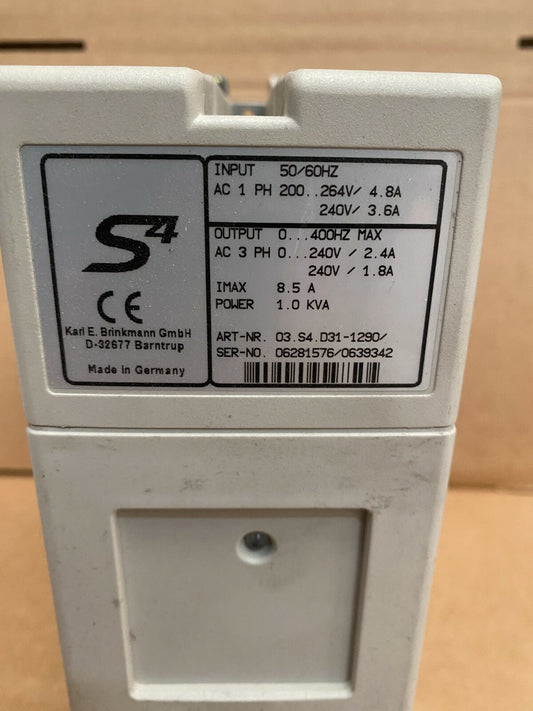 KEB Combivert Drive S4 03.S4.D31 - 1290/ - KLR Automation