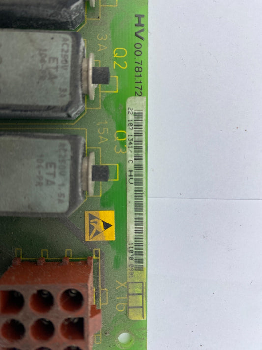 1pc x POLAR CIRCUIT BOARD HV 00.781.1172 22 107 1341/C HV