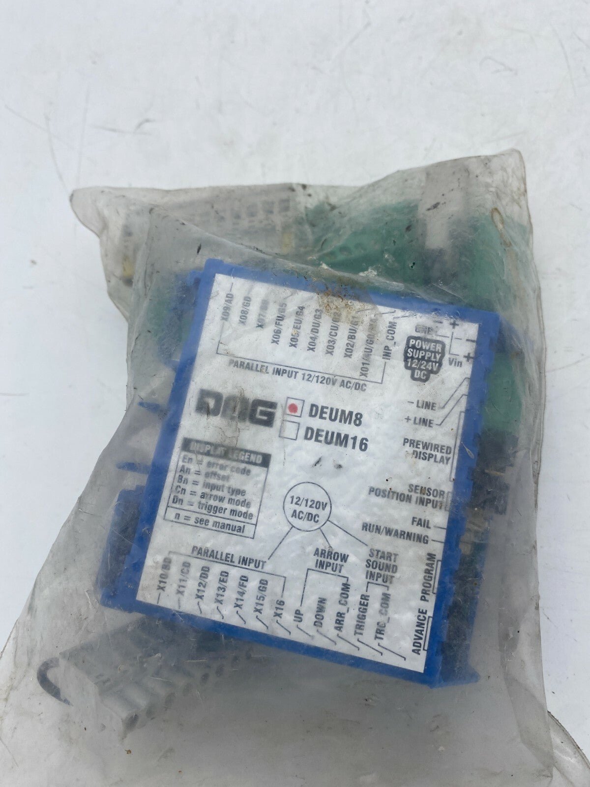 Elevator parts lift PCB DEUM8 DMG Universal Encoder - 8 Inputs - KLR Automation