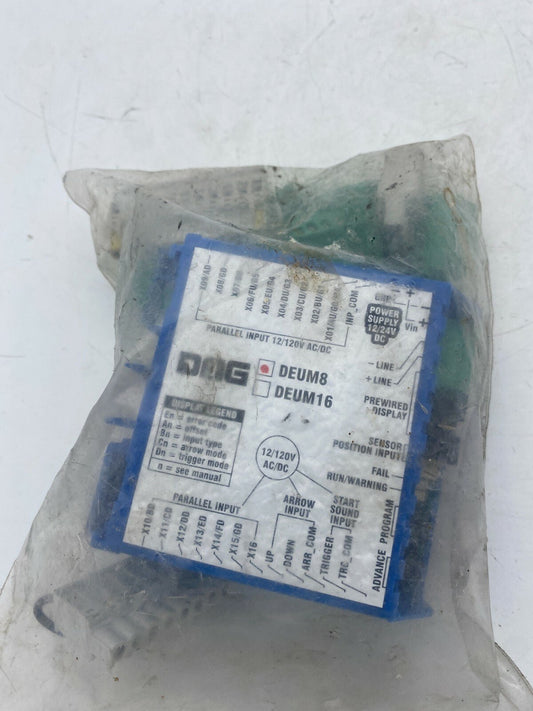 Elevator parts lift PCB DEUM8 DMG Universal Encoder - 8 Inputs - KLR Automation