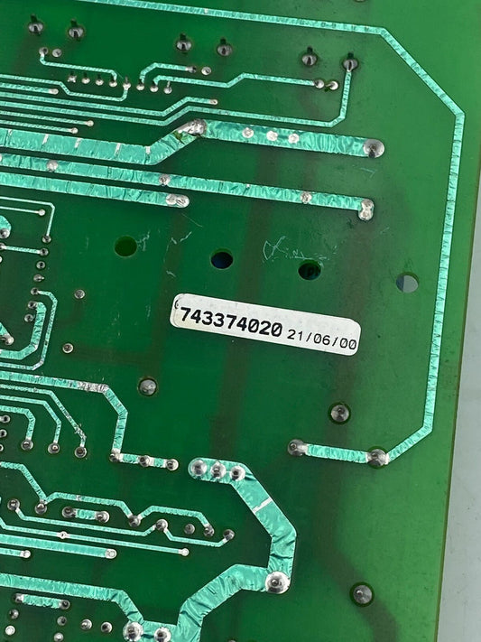 Elevator Lift card SORETEX Thyssen SA02F CIRCUIT RELAIS 743374020 / 010 S200 - KLR Automation