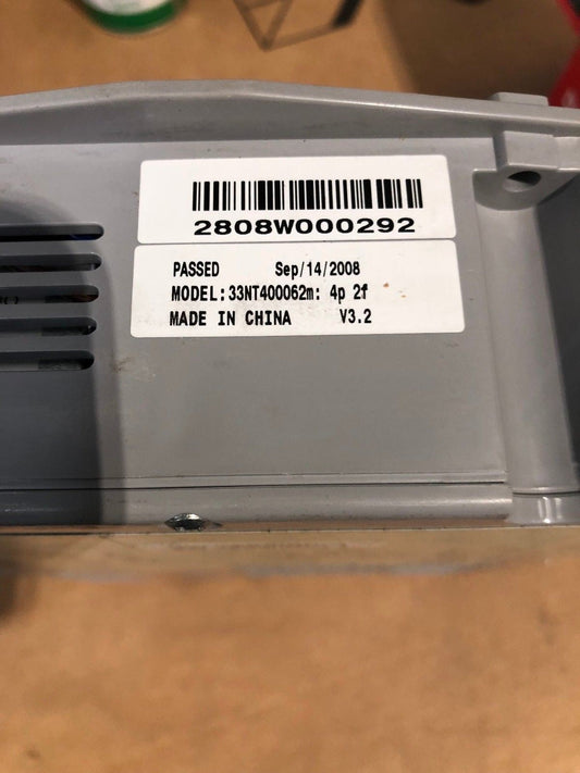 CARRIER 33NT400062M RQAUS1 CONTROL BOX NTC 12VDC 230V 4POLE UNITED TECHNOLOGIES 