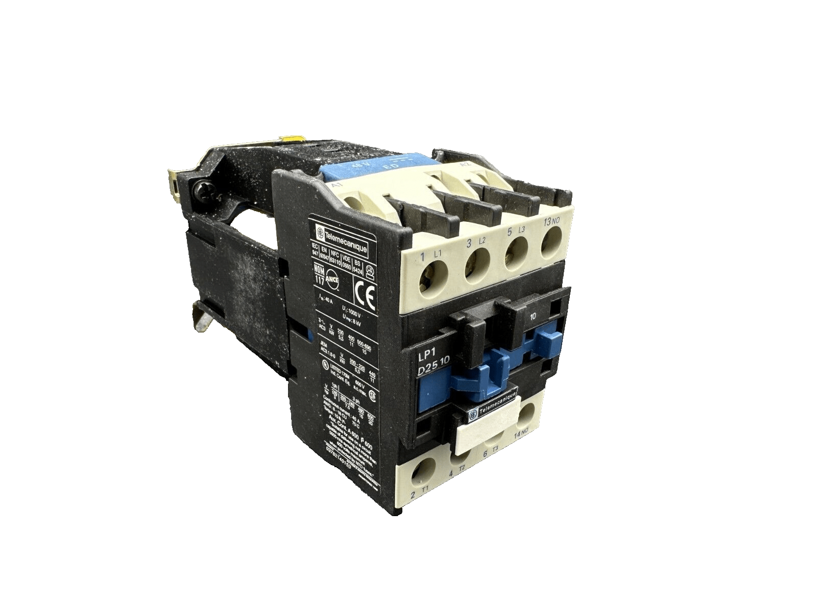 TELEMECANIQUE LP1 D2510ED 023821 CONTACTEUR 15HP - 460V - KLR Automation
