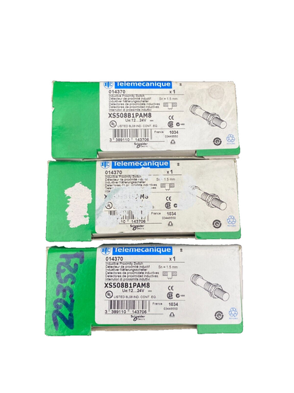 TELEMECANIQUE XS508B1PAM8 014370 DETECTEUR DE PROXIMITE INDUCTIF x3pc