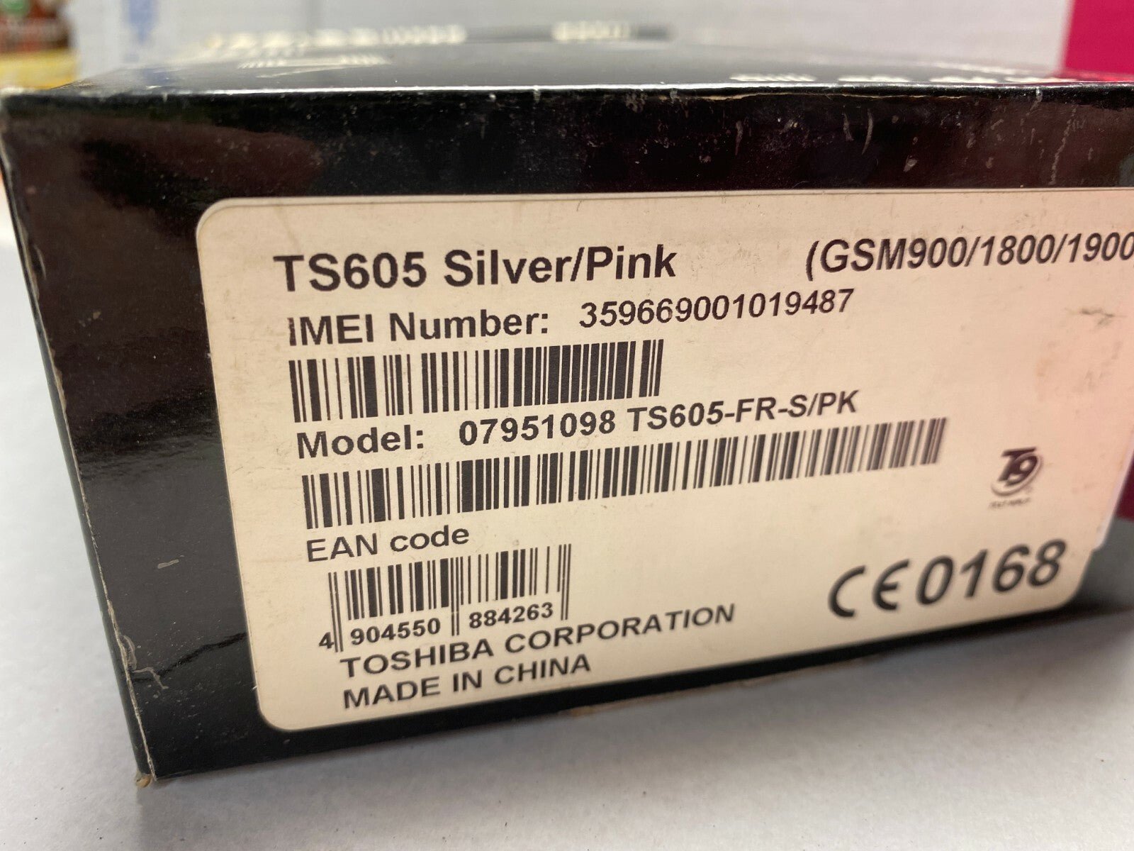 Toshiba TS608 Pink Mobile Phone Old Stock Rare collectors Mobile Phone - KLR Automation