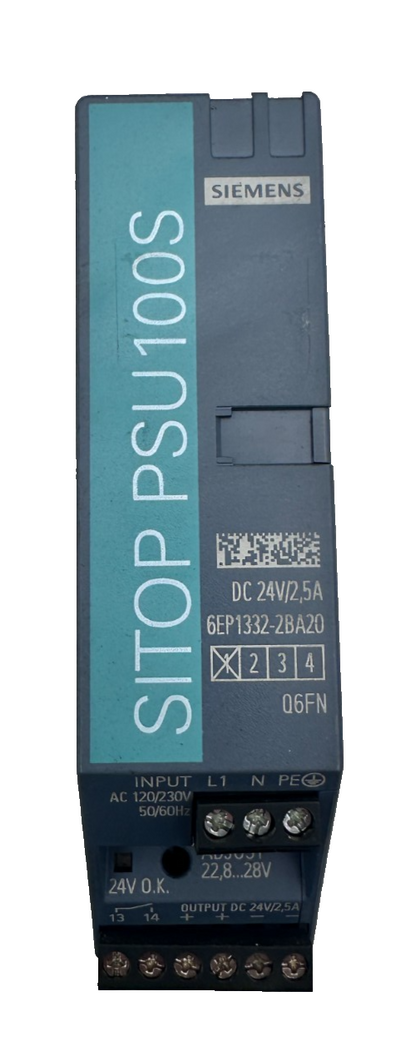 SIEMENS SITOP PSU100S 6EP1332-2BA20 POWER SUPPLY