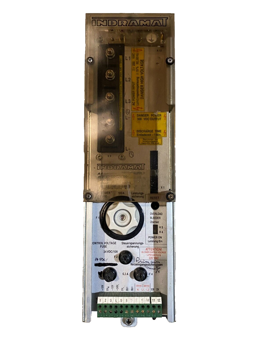 INDRAMAT KDV 1.3-100-220/300-220/S100 SERVO CONTROLLER MODULE