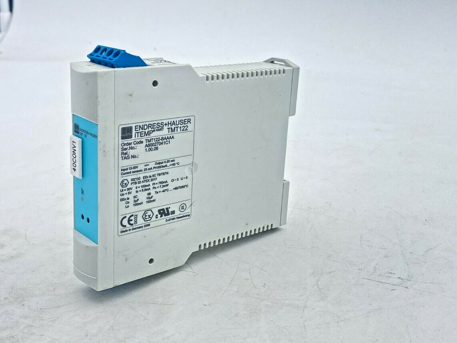 1pc. x Endress+Hauser iTemp TMT122 Temperaturtransmitter - KLR Automation
