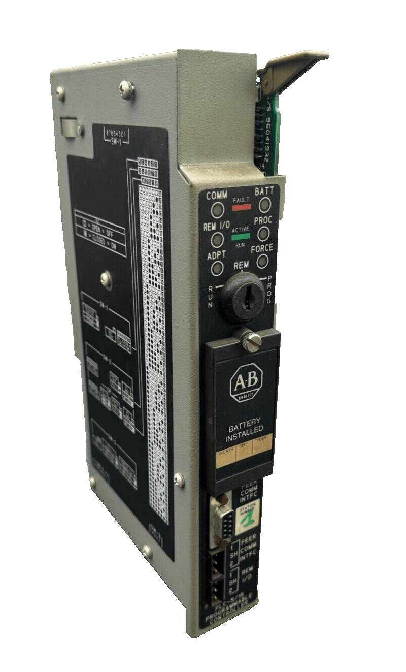 ALLEN - BRADLEY 1785 - LT PLC - 5/15 SERIE B REV E 960418 - 71 PROCESSOR MODULE - KLR Automation