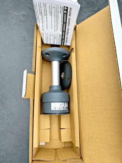 SCHNEIDER ELECTRIC XVUZ02 FIXING PLATE WITH 100mm POLE BLACK TOWER LIGHT - KLR Automation