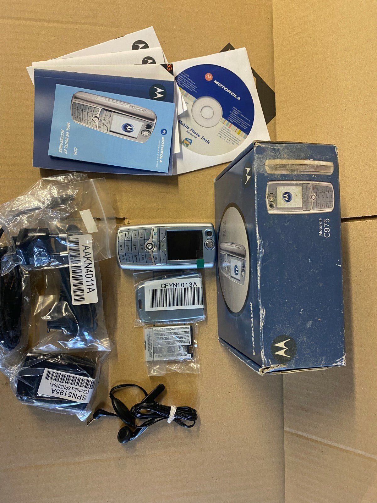 Motorola C975 complet, batterie Hs - KLR Automation