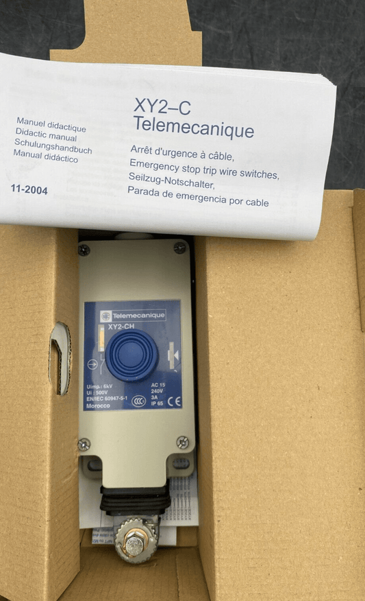 TELEMECANIQUE XY2 - CH13250 056231 ARRET D'URGENCE A COMMANDE x1pc - KLR Automation