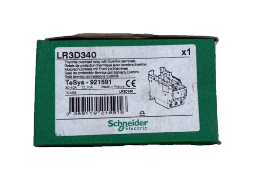 SCHNEIDER ELECTRIC RELAIS DE PROTECTION THERMIQIUE LR3D430 x1