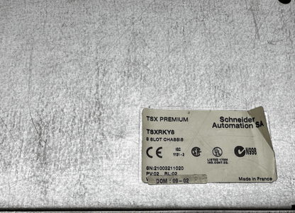 SCHNEIDER ELECTRIC TSXRKY8 TSX PREMIUM 8 SLOT CHASSIS - KLR Automation